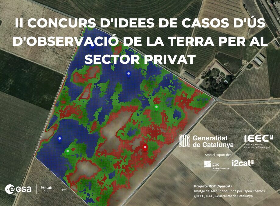 Oberta la segona edició del Concurs d’Idees de Casos d’Ús d’Observació de la Terra per al Sector Privat